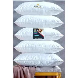 goga LUXURY Cotton Solid Sleeping Pillow Pack of 5-picture-10