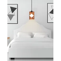 Gojeeva Brown 4 Pieces Rectangle Textured Wooden Contemporary Ceiling Lamps-picture-34