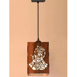 Gojeeva Brown & White 4 Pieces Textured Contemporary Ceiling Lamps-picture-25