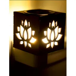 Gojeeva Brown & White Camphor Diffuser Glass With Switch-picture-17