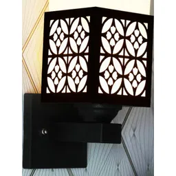 Gojeeva Brown Wood Square Wall Lamps-picture-40