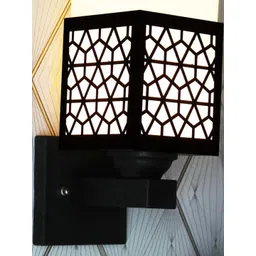 Gojeeva Brown Wood Square Wall Lamps-picture-23