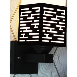 Gojeeva Brown Wood Square Wall Lamps-picture-24