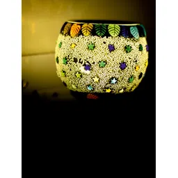 Gojeeva White & Yellow Camphor Diffuser Glass With Switch-picture-13