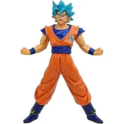 Goku Action Figure Ultra Instinct Dragon Ball Z Action Figures MUI Anime Action Figures Premium DBZ Action Figure 18CM for Anime Gift,Office Table,Study Table (Super Saiyan Blue Goku)-image-5