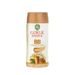 Gokul Santol Sandalwood BB Powder - Natural Skin Enhancer with SPF - 30g pack of 3 image 1