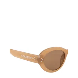 Gold Berg Unisex Brown Lens & Brown Cateye Sunglasses with UV Protected Lens image 5