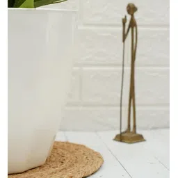 gold dust White Plastic Desk Pot image 4