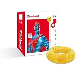Gold Medal 4.0 Sq mm Fire Retardant Electric Wire | 90 Meter PVC Insulated Single Core Copper Wire | Flexible Electrical Cable for Home, Domestic & Industrial Use | (Yellow)-picture-13