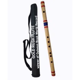 gold rush C Sharp Medium SIX Hole Scale Beginners Bansuri 17 inch Size Bamboo Flute-picture-20