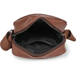 gold sky Men & Women Brown Messenger Bag image 4