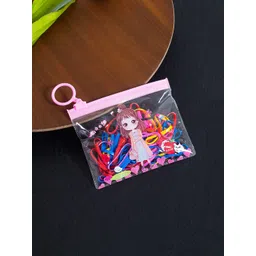 Golden Peacock Girls Multicoloured Ponytail Holders-picture-28