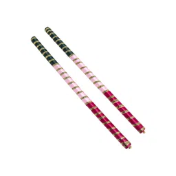 Golden Peacock Green & Pink 2 Pieces Figurine Showpiece-picture-28