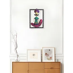 Golden Peacock Pink & Green Musician Wall Decor-picture-14