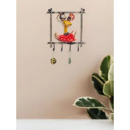 Golden Peacock Red & Yellow Textured Key Holders-picture-28