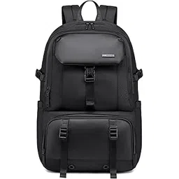 golden wolf Expandable Travel Backpack for Men Stylish 27L to 37L 15.6-inch Office Laptop Bag with Waterproof Pocket Multi-fucntion Water-resistant Sleek Business Backpack for Work Weekend, Black-picture-18