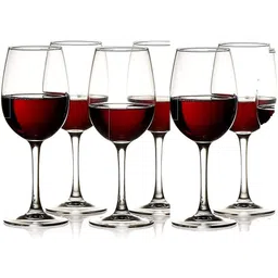 goldfinch (Pack of 6) Wine Glass,Perfect Drinking Glass for Red Wine & White Wine Glass Glass Set Wine Glass image 2