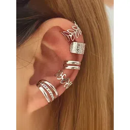 GOLDIWALA Geometric Ear Cuff Earrings-picture-11