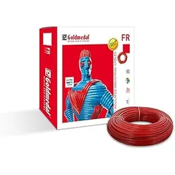 Goldmedal 90 Meter 1100V 1.5 Sq mm Fire Retardant Electric Wire (Red) - Pack of 1 | Wire for Domestic & Industrial Connection Use | Multi-Strand, PVC Electrical Insulated Copper Wire-picture-10