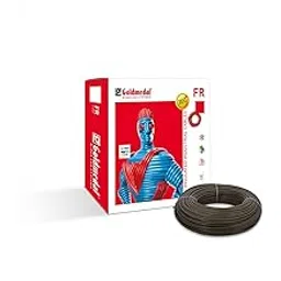 Goldmedal 90 Meter 1100V 6.0 Sq mm Fire Retardant Electric Wire (Black) - Pack of 1 | for Domestic & Industrial Connection Use | Multi-Strand, PVC Electrical Insulated Copper Wire-picture-16