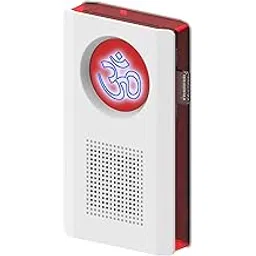 Goldmedal Ekaant - Mantra Door Bell (A) | Elegant Design | 4 Selectable Mantras With Flashing Light| Door Bell For Home | Pack of 1 (White and Red)-picture-10