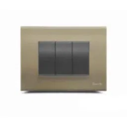 Goldmedal Curve Cristallo 8 Module Metalik Gold Cover Plate without Plate, 42801-picture-23