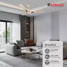 Goldmedal Insignia Ceiling Fan Topaz Gold 1200 mm, SCFP300548MQTGD image 2