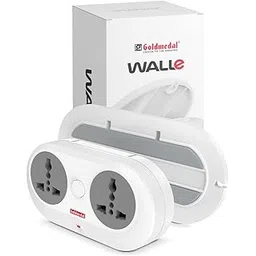 Goldmedal Wall-E- Travel Adaptor with Mobile Stand (Pack of 1) - White-picture-15