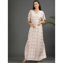 GOLDSTROMS Print Maternity Maxi Dress-picture-13