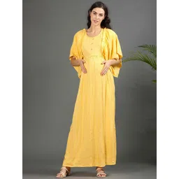 GOLDSTROMS Print Maternity Maxi Dress-picture-26