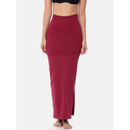 GOLDSTROMS Women Burgundy Solid Saree Shapewear SSWR-BGNDY-picture-28