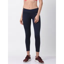 GOLDSTROMS Women Navy Blue Solid Dri Fit Tights-picture-20
