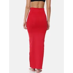 GOLDSTROMS Women Red Solid Saree Shapewear SSWR-RED image 2