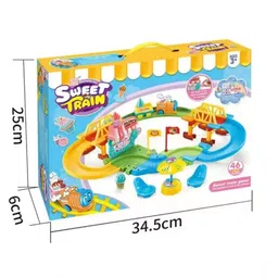 gomzy Roller Coaster Sweet Train Game 46 Car Track Toy Kids Infinite Track-picture-21