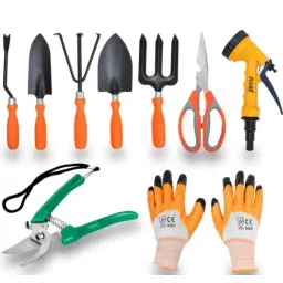 Goniry GOR0005 Gardening Tool Set Cultivator, Hand Rack, Weeder, Trowel, Pruner (Set of 9 Pcs)-picture-28