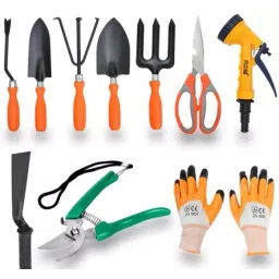 Goniry GOR0006 Gardening Tool Set Cultivator, Hand Rack, Weeder, Trowel, Pruner (Set of 10 Pcs)-picture-18