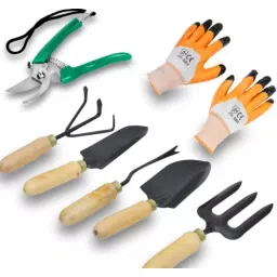 Goniry GOR0015 Gardening Tool Set with Wooden Handle Cultivator-picture-13