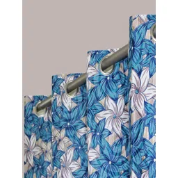 Good Homes by Home Candy Set of 2 Blue Door Curtains image 4