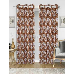 Good Homes by Home Candy Set of 2 Brown Door Curtains-picture-34