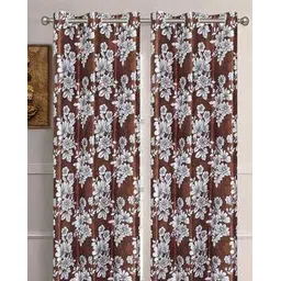 good homes Set of 2 Floral Print Window Curtains-picture-51