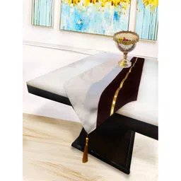 Good Vibes Brown Printed Table Runner-picture-10
