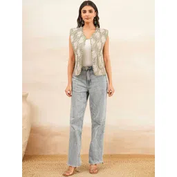 GOODHAND Women Checked Quilted Jacket-picture-30