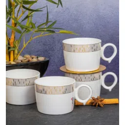 Contemporary Glass Coffee Mug (Set of 6) by Goodhomes-picture-12