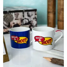 Elementary Bone China Tea Cup (Set of 2) by Goodhomes-picture-37