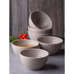Goodhomes Grey Melamine Soup Bowl (0.45 L) - Set of 6-picture-16