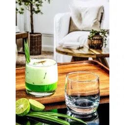 Goodhomes Transparent Glass Tumbler - Set of 6-picture-26