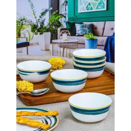 Goodhomes White Bone China Soup Bowl - Set of 6 (280 ml)-picture-20