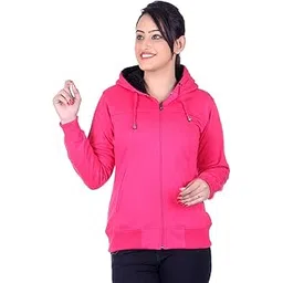 goodluck Women's Solid Sweatshirt with Hoodies, Fleece Material Full Sleeves,(Pack of 1)-picture-15