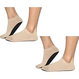 goodluck Women's Stylish Colored cotton Footcover, Stretchable, Foot Cover Socks, Soft & Comfortable(2 Pair)-picture-18