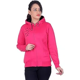 goodluck Women's Sweatshirt with Hoodies, Fleece Material Full Sleeves,(Pack of 1)-picture-31